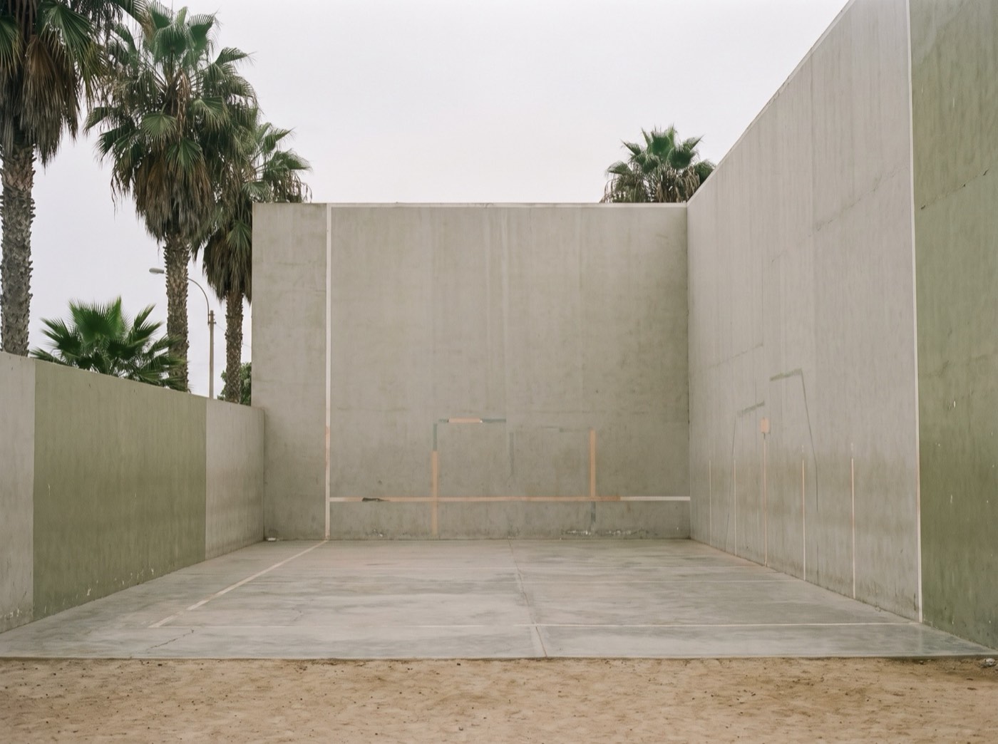 Cancha de paleta frontón del club